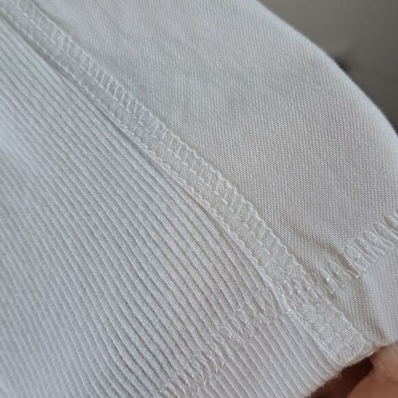 Zenergy by Chico’s Jacket Size Large Mandie Mixed Fabric Collarless Zipper Front - Picture 4 of 13